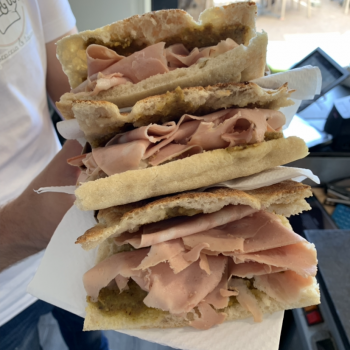 Sandwich Focaccia fait maison